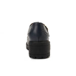 Leather T-Bar Brogue Shoes