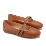 Double-Strap Ballet Flats