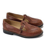 Leather Retro Flats