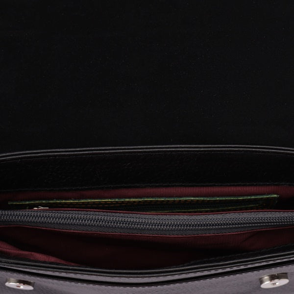 Alina – Multi-Pocket Leather Crossbody Bag