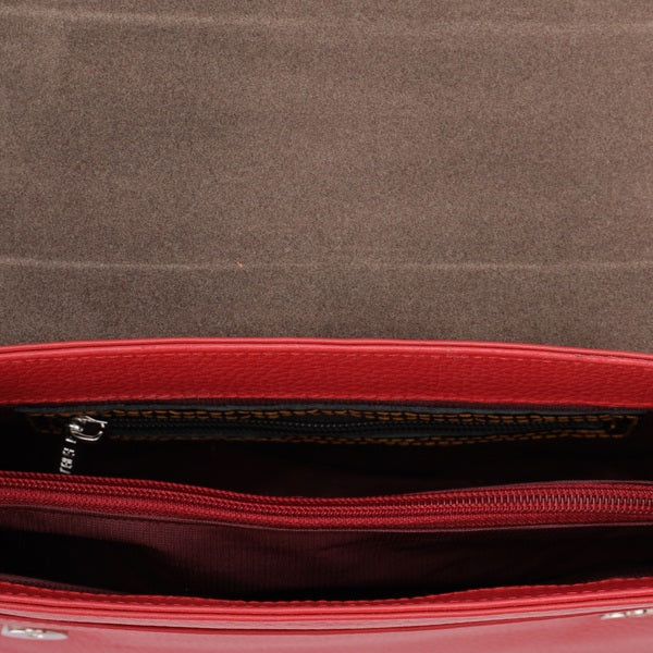 Alina – Multi-Pocket Leather Crossbody Bag