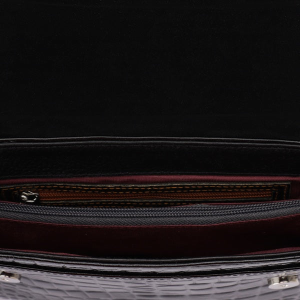 Alina – Multi-Pocket Leather Crossbody Bag