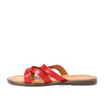 Multi-Strapped Leather Slippers