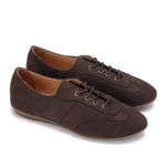 Laced-Up Leather Loafers
