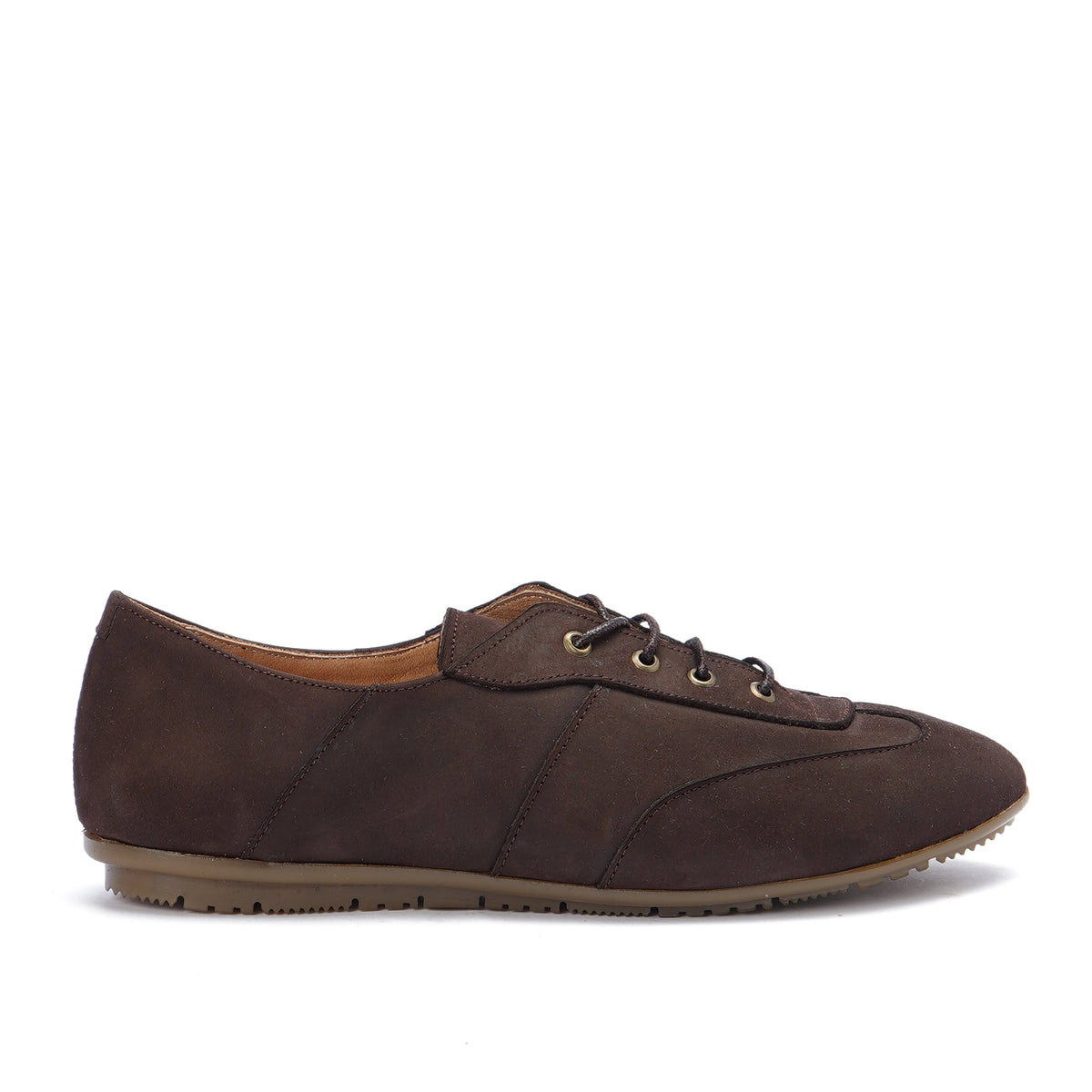 Laced-Up Leather Loafers