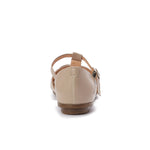 صندل صيفي جلدي مغلق من الأمام