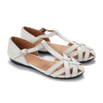 Closed-Toe Leather Summer Sandals