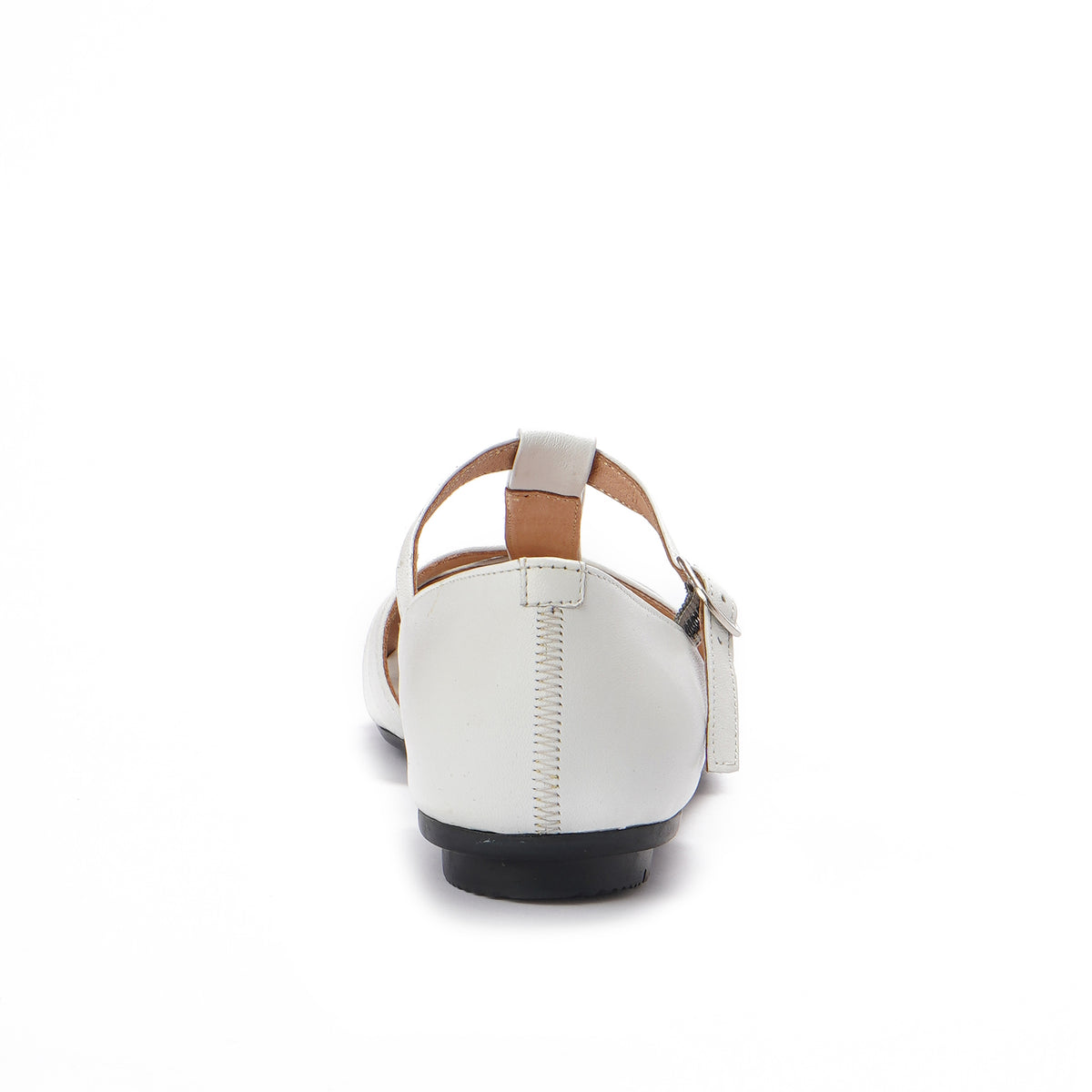 Closed-Toe Leather Summer Sandals