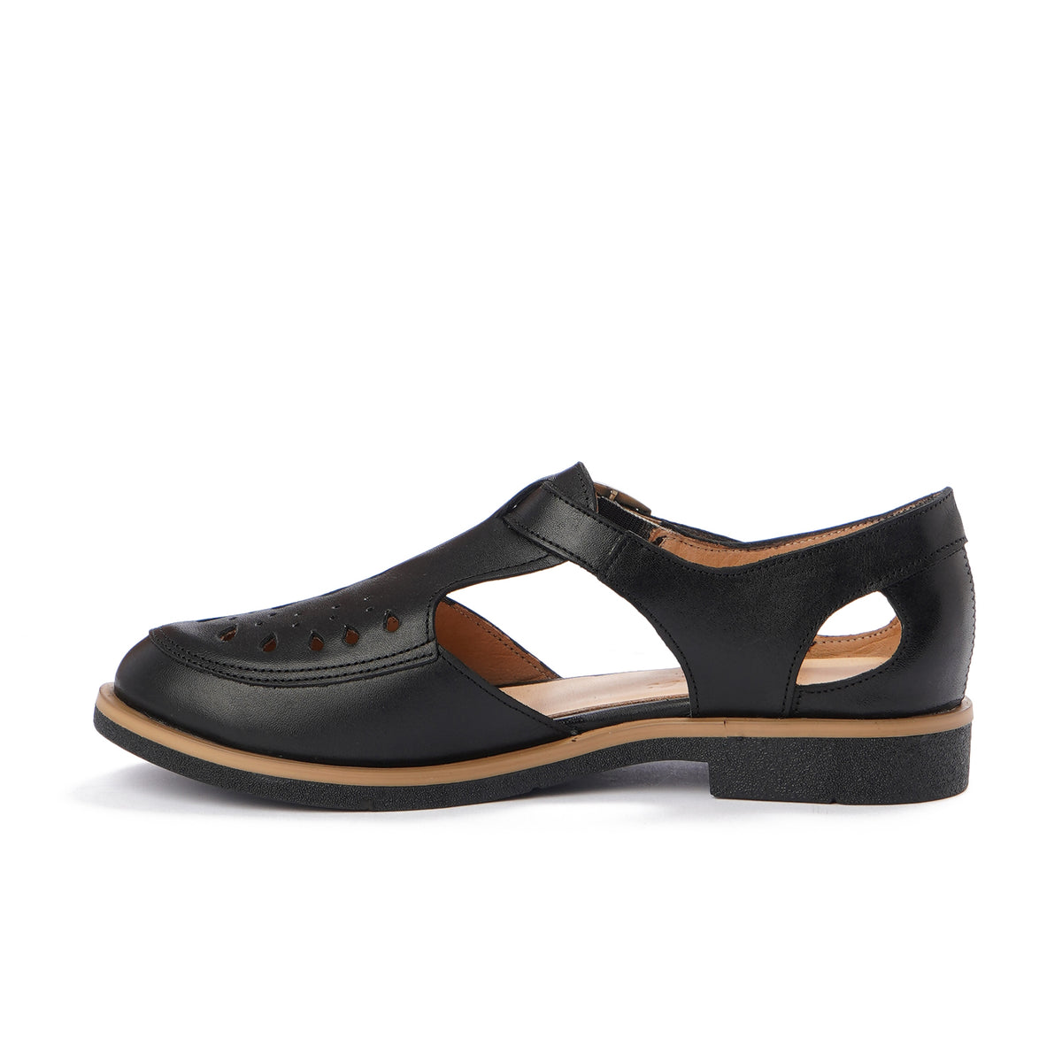 T-Bar Leather Loafers