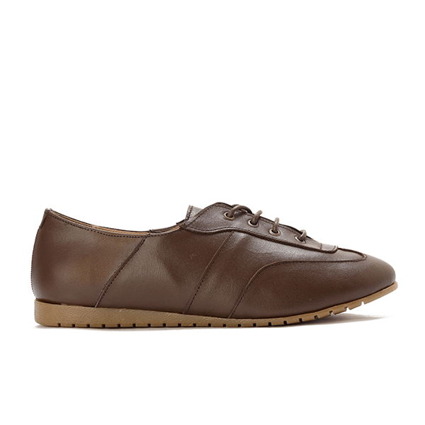 Laced-Up Leather Loafers