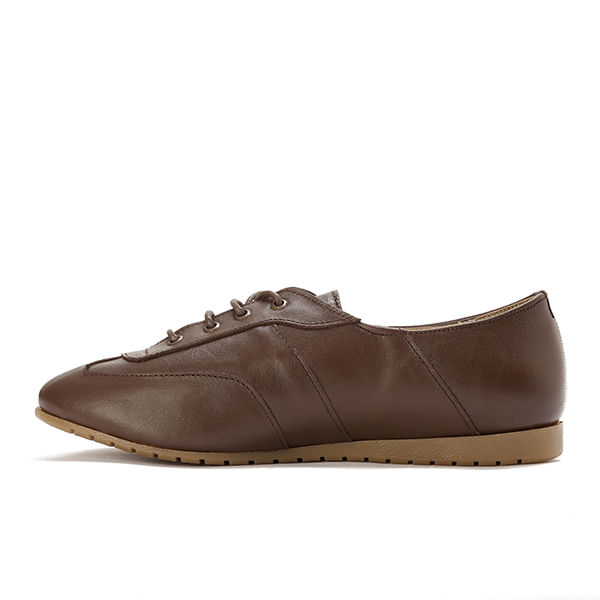 Laced-Up Leather Loafers