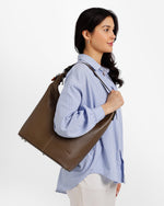 Layali – Medium-Sized Leather Tote Bag