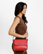 Alina – Multi-Pocket Leather Crossbody Bag