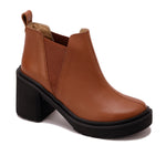 Leather Heeled Ankle Boots