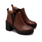 Leather Heeled Ankle Boots