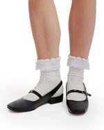 Square-Toe Slingback Flats
