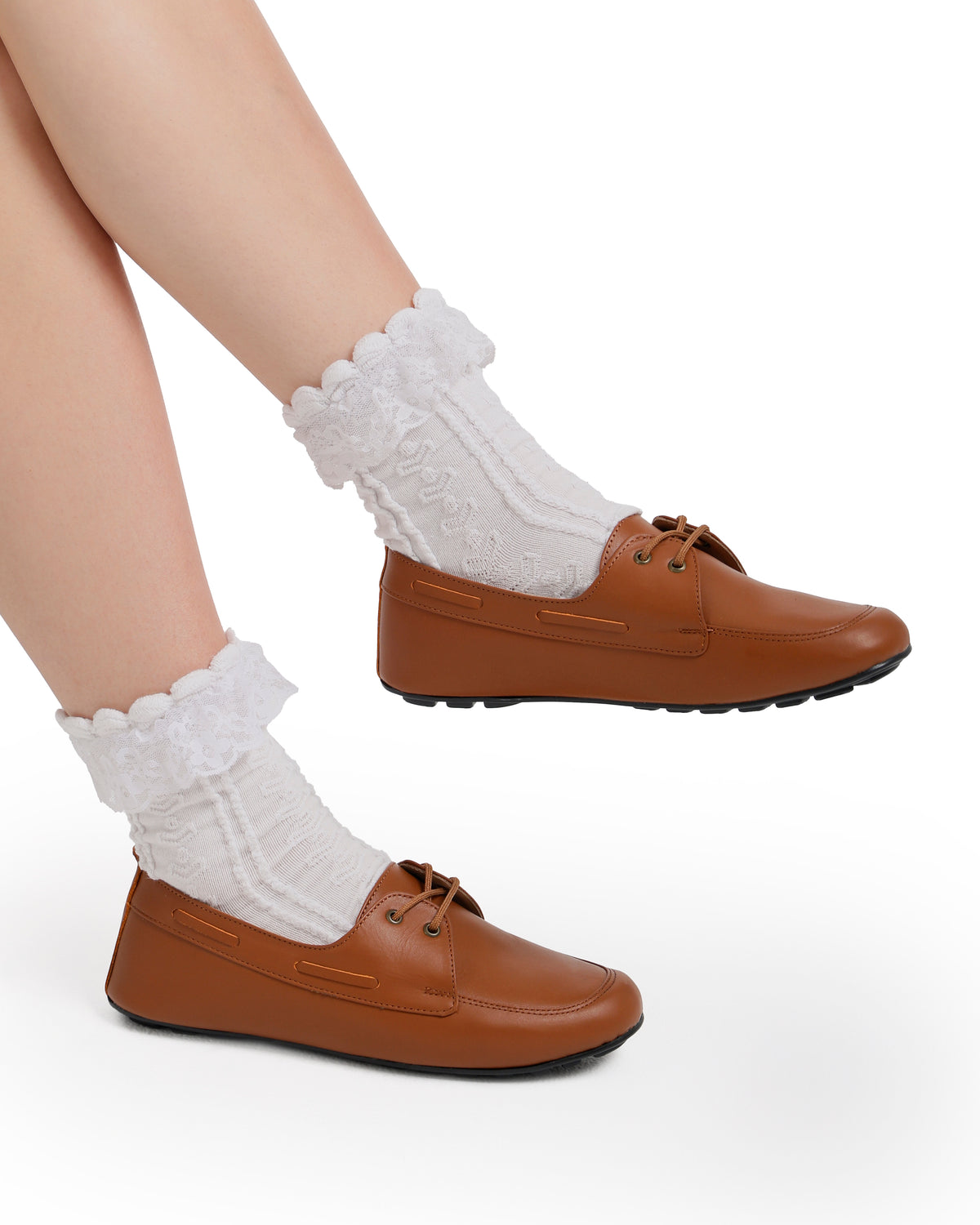 Leather Laced Loafers