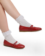 Double-Strap Ballet Flats