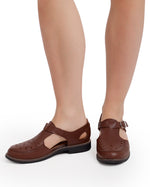 T-Bar Leather Loafers