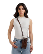 Compact crossbody pouch