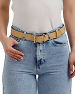 Statement Square Leather Belt