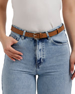 Classic Thin Leather Belt