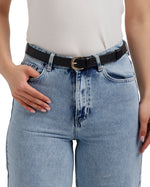Classic Thin Leather Belt