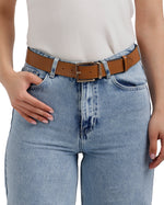 Statement Square Leather Belt