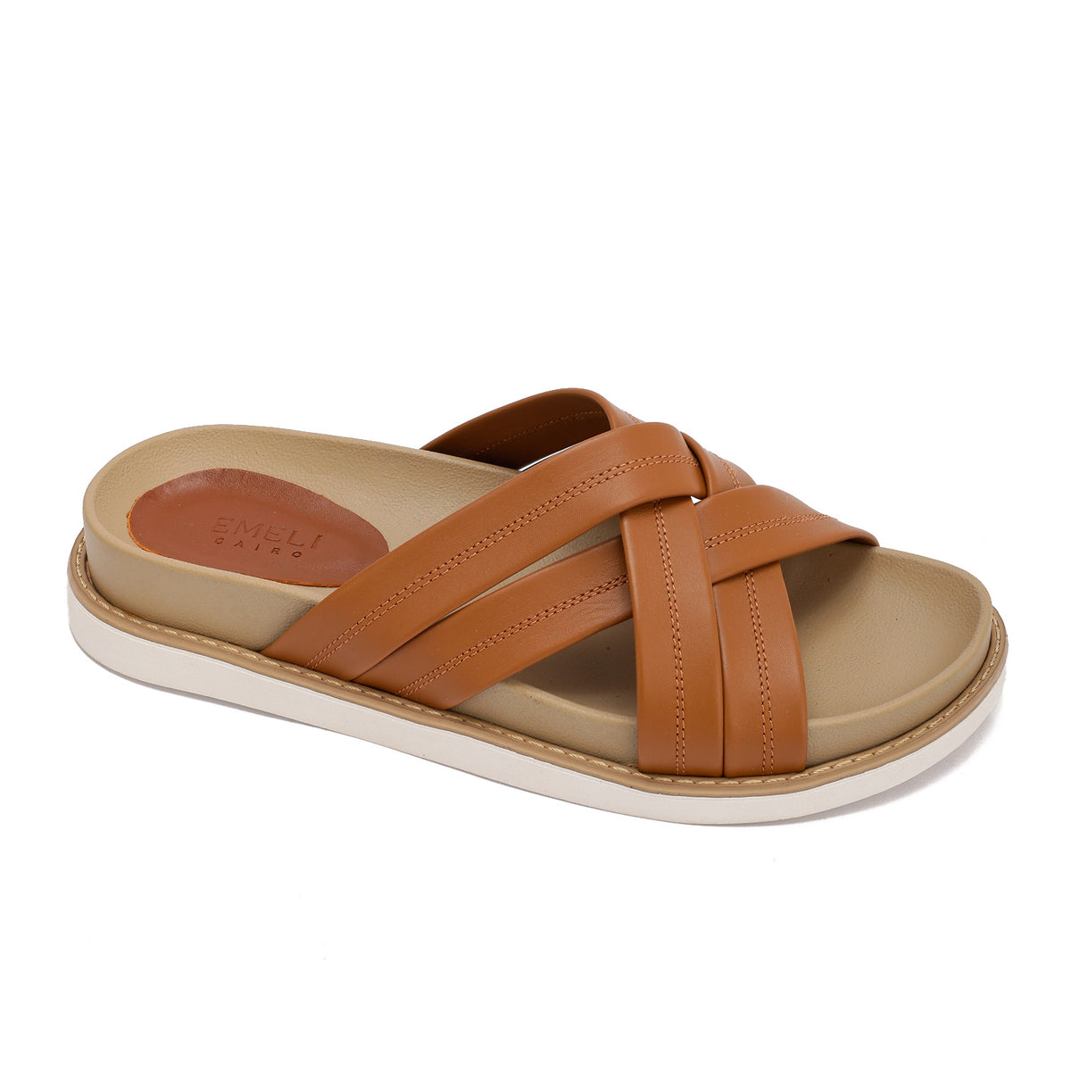 Cross Strap Slide Slippers