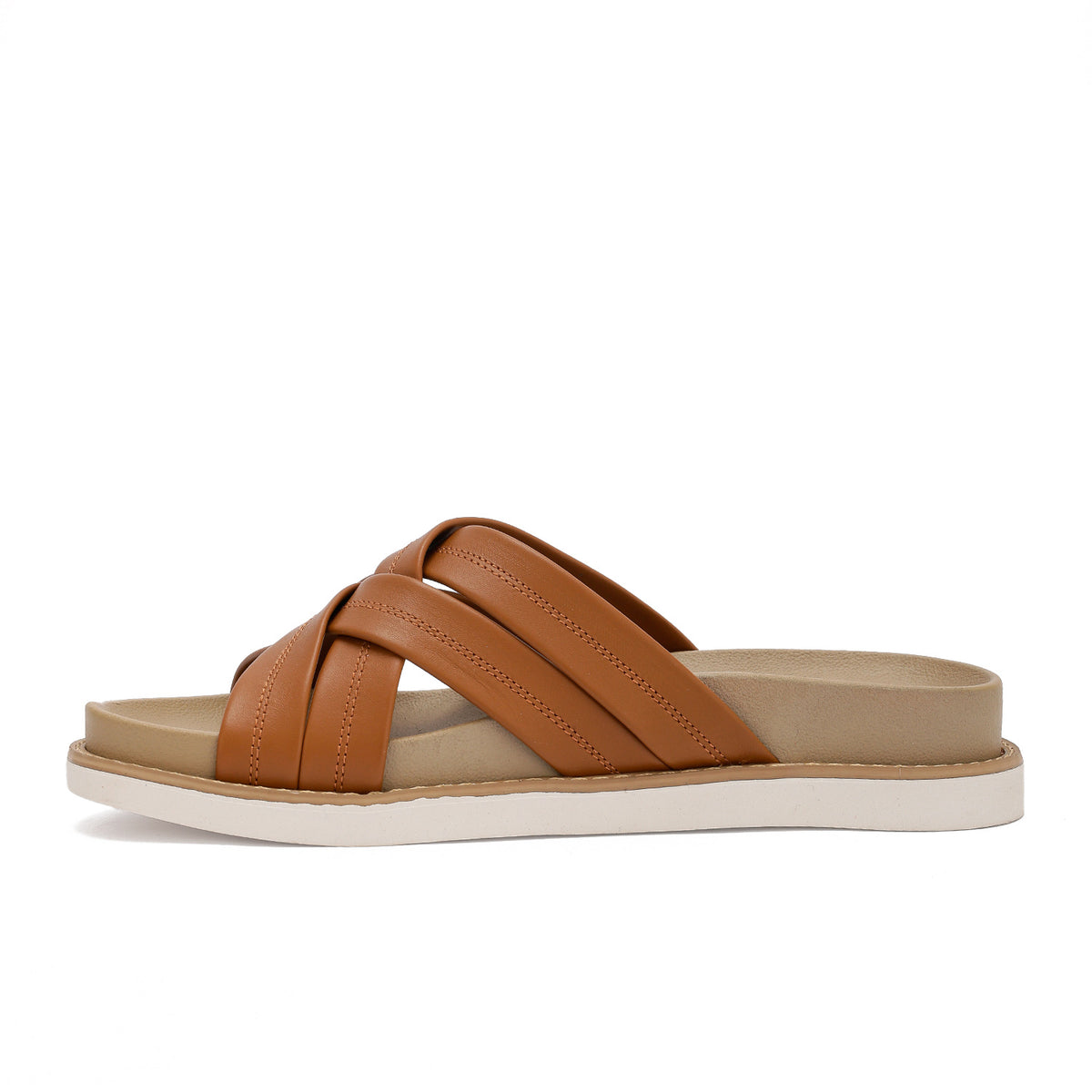 Cross Strap Slide Slippers