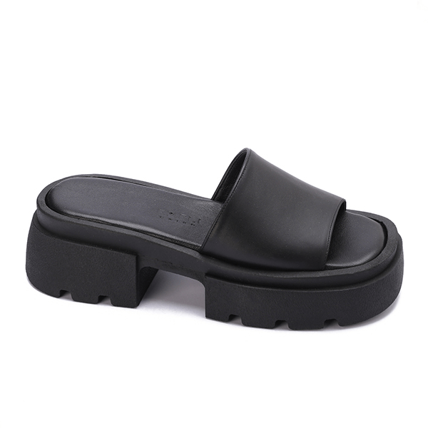 Chunky Platform Slide Sandals