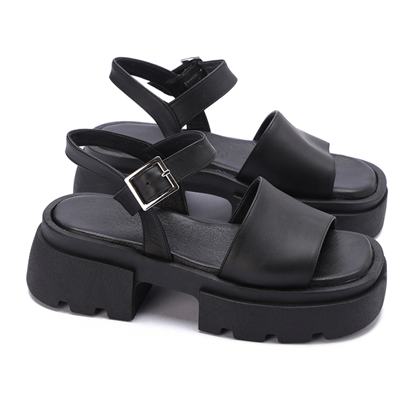 Chunky Buckle Sandals