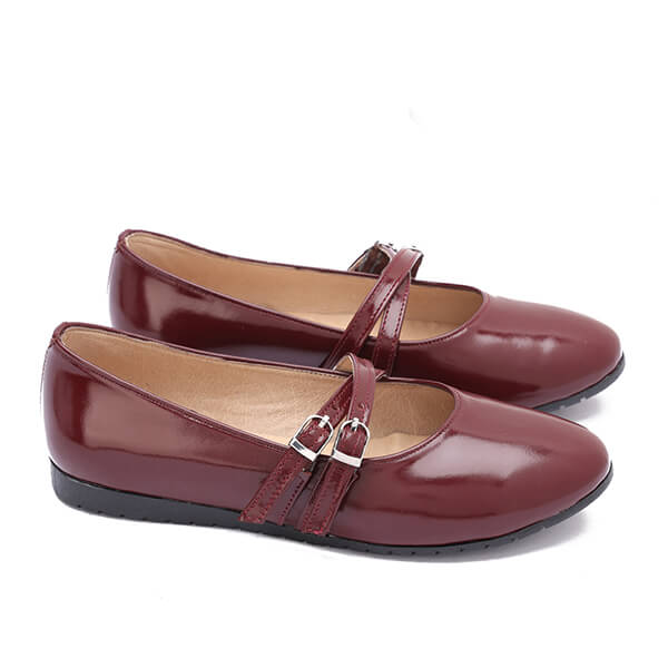 Double-Strap Ballet Flats