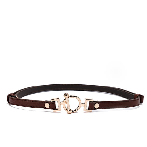 Elegant Adjustable Leather Belt