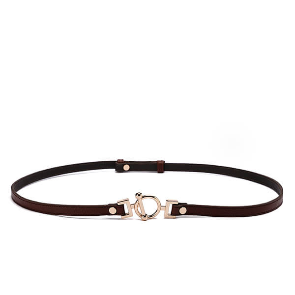 Elegant Adjustable Leather Belt