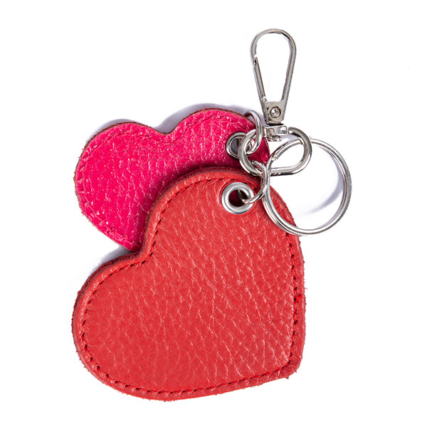 Heart to Heart Leather Charm