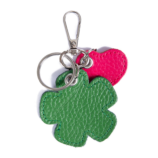 Lucky Clover Leather Charm