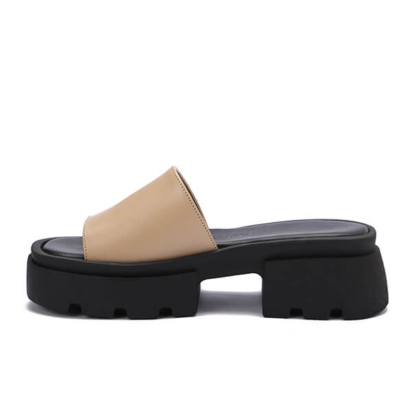 Chunky Platform Slide Sandals