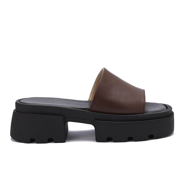 Chunky Platform Slide Sandals