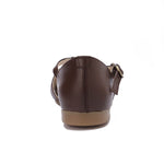 Closed-Toe Leather Summer Sandals