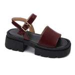Chunky Buckle Sandals