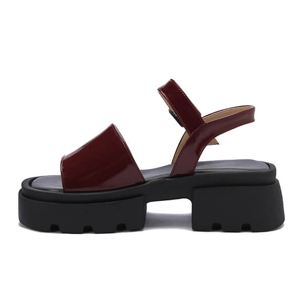 Chunky Buckle Sandals