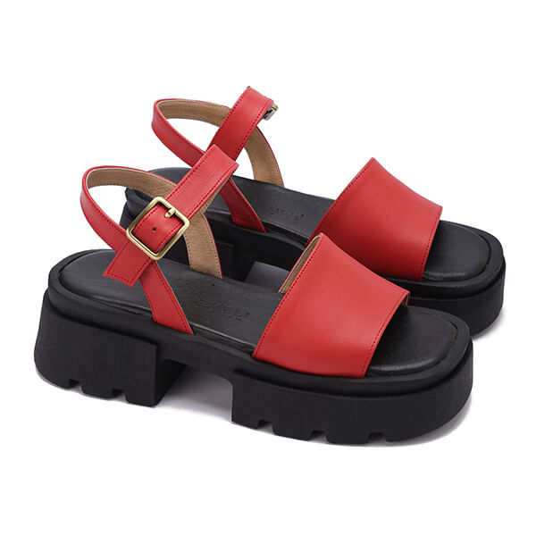 Chunky Buckle Sandals
