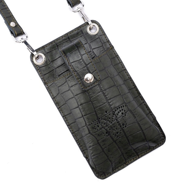 Compact crossbody pouch