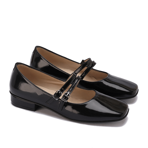 Double Strap Mary Jane Flats