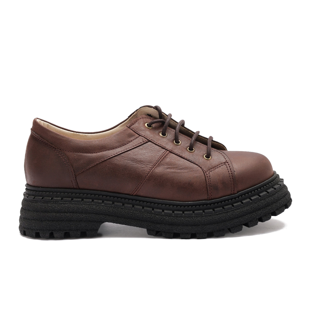 Chunky Platform Leather Shoes