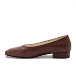 Textured Rounded-toe Flats