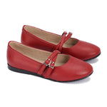 Double-Strap Ballet Flats
