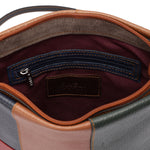 Tara – Multi-Patch Leather Crossbody Bag