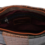 Tara – Multi-Patch Leather Crossbody Bag